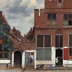 reproductie het straatje van Johannes Vermeer